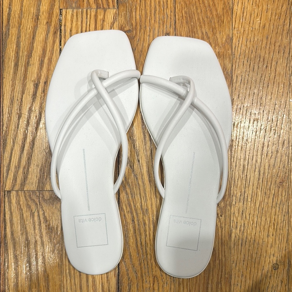 Dolce Vita White Strappy Women's Sandals